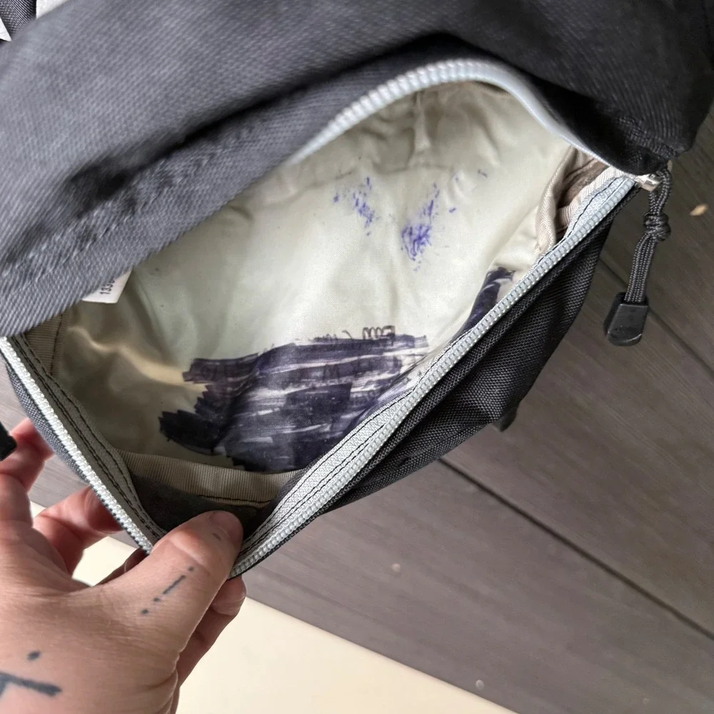 The North Face Black Lumbar Waist Pack Fanny Pack Crossbody Bag Multiple Pockets